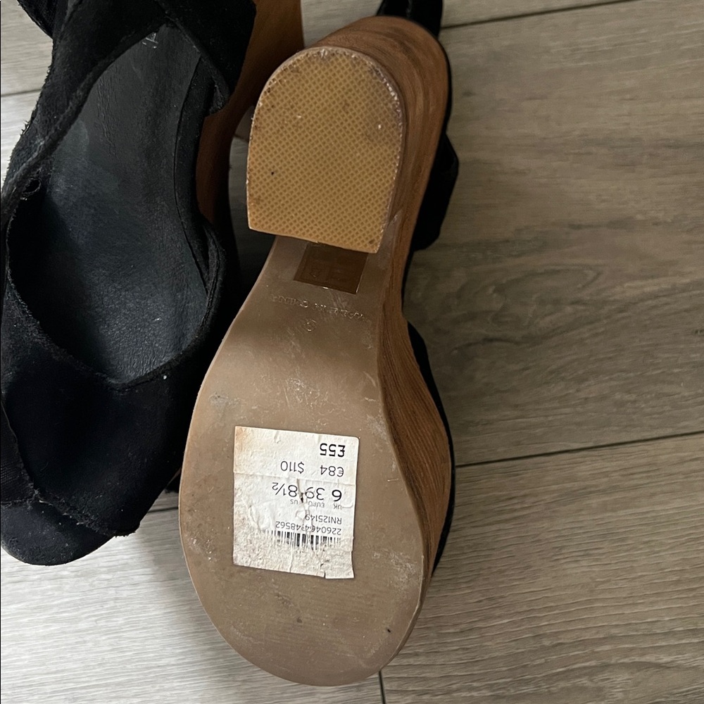 Black Platform Sandals - image 7